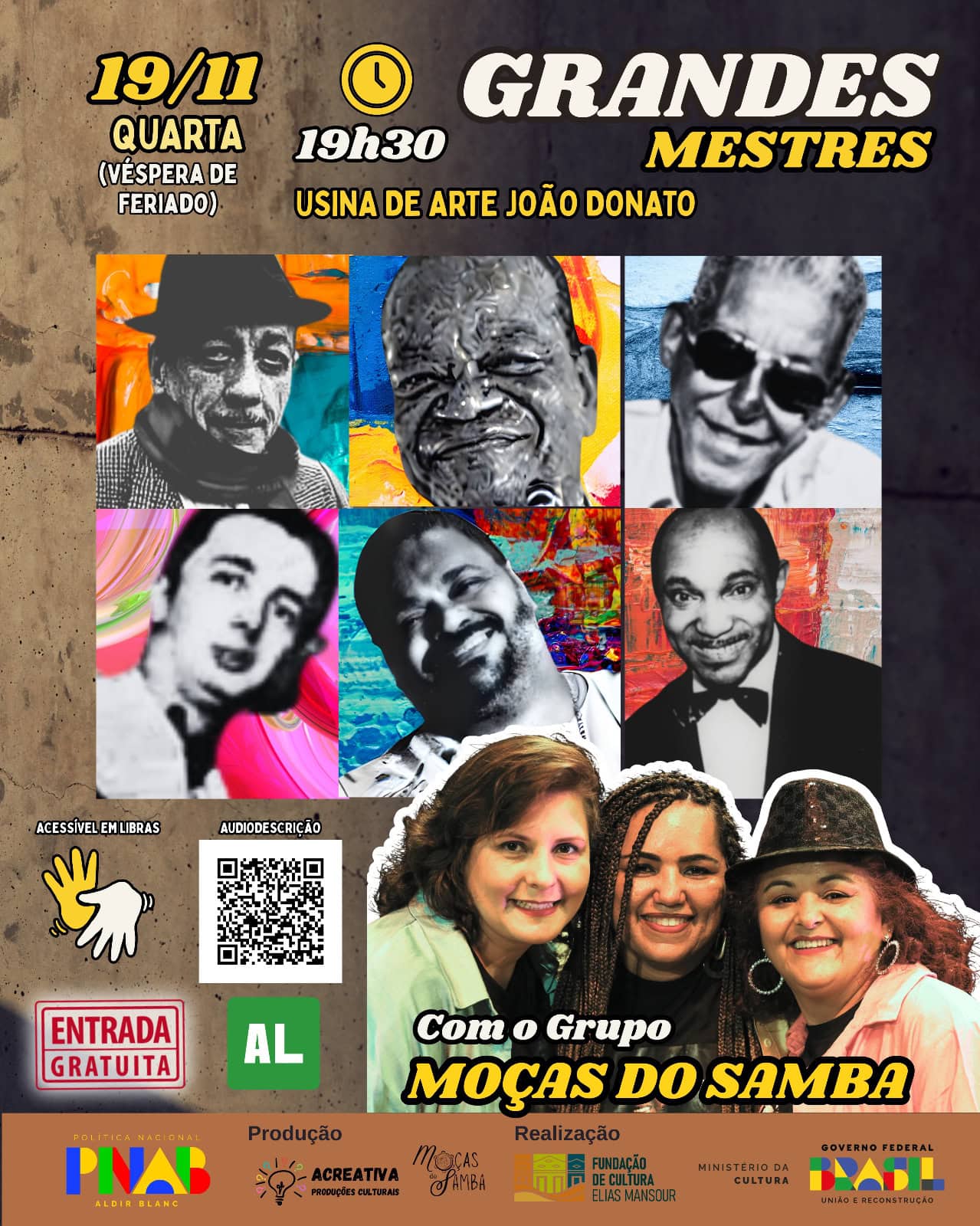 Moças do Samba apresentam espetáculo que celebra grandes mestres da música brasileira em Rio Branco 2 Moças do Samba apresentam espetáculo que celebra grandes mestres da música brasileira em Rio Branco