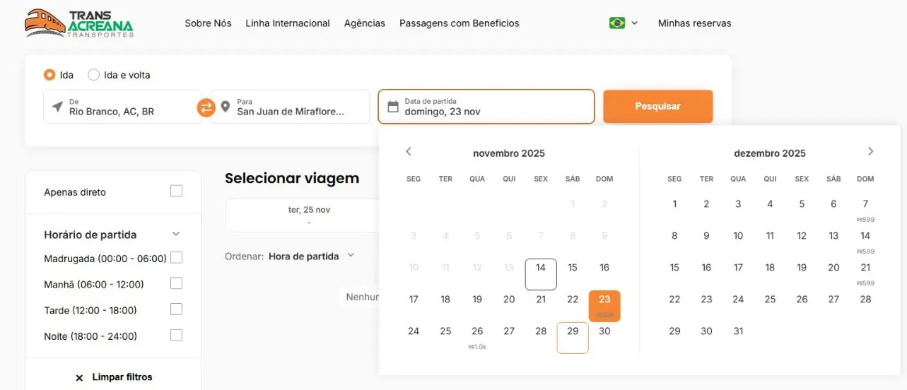 Libertadores: Saiba quanto custa ir de Rio Branco até Lima para ver Flamengo x Palmeiras 2 Libertadores: Saiba quanto custa ir de Rio Branco até Lima para ver Flamengo x Palmeiras