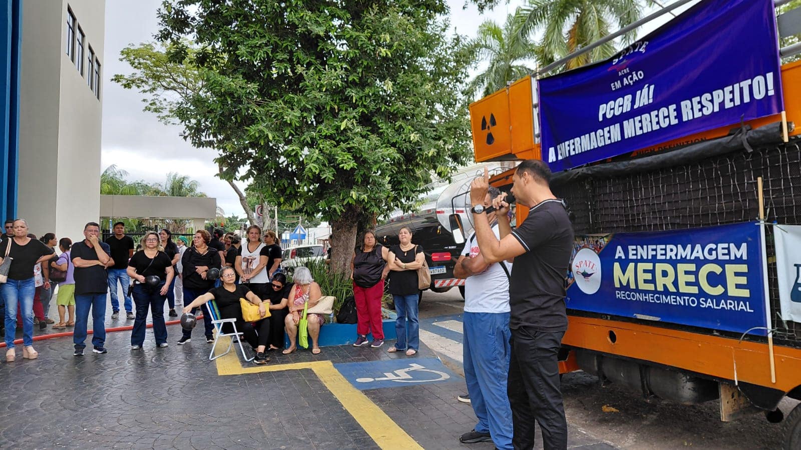 PCCR da Saúde: Servidores ocupam Aleac em novo protesto contra o governo