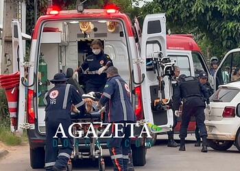 Homem baleado na cabeça durante emboscada é transferido para UTI e permanece em estado grave no PS 2 Homem baleado na cabeça durante emboscada é transferido para UTI e permanece em estado grave no PS