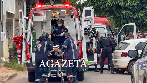 Homem baleado na cabeça durante emboscada é transferido para UTI e permanece em estado grave no PS