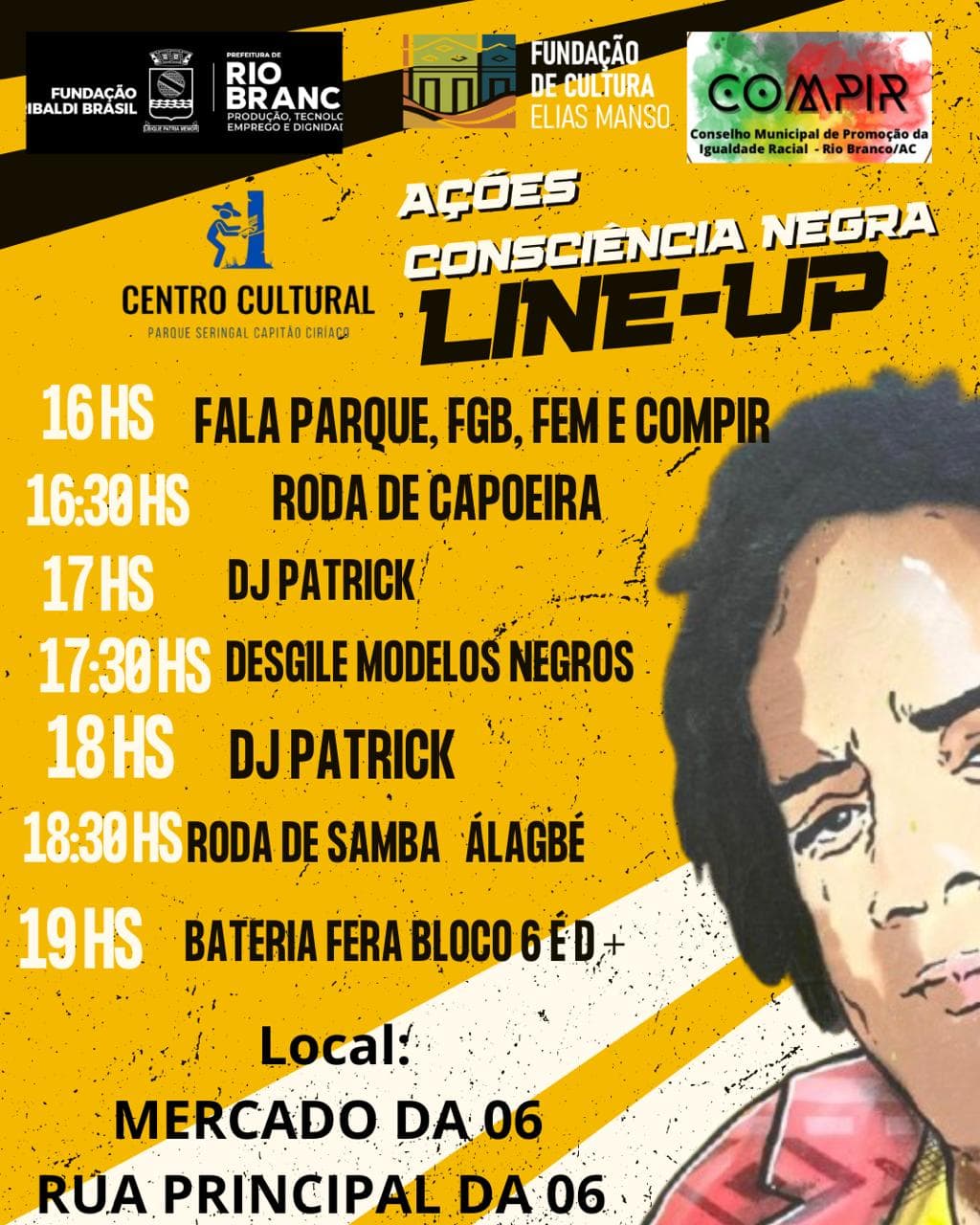 Rio Branco terá evento especial em homenagem à Consciência Negra neste sábado; veja programação