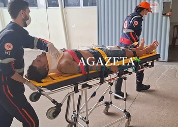 Motociclista fica ferido após avançar preferência e ser atingido por caminhonete em Rio Branco