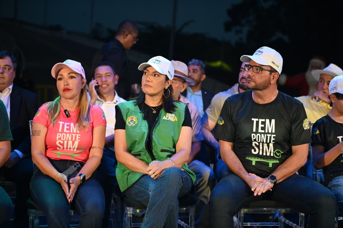 Gladson entrega Ponte da Sibéria e destaca garantia do “direito de ir e vir” aos moradores