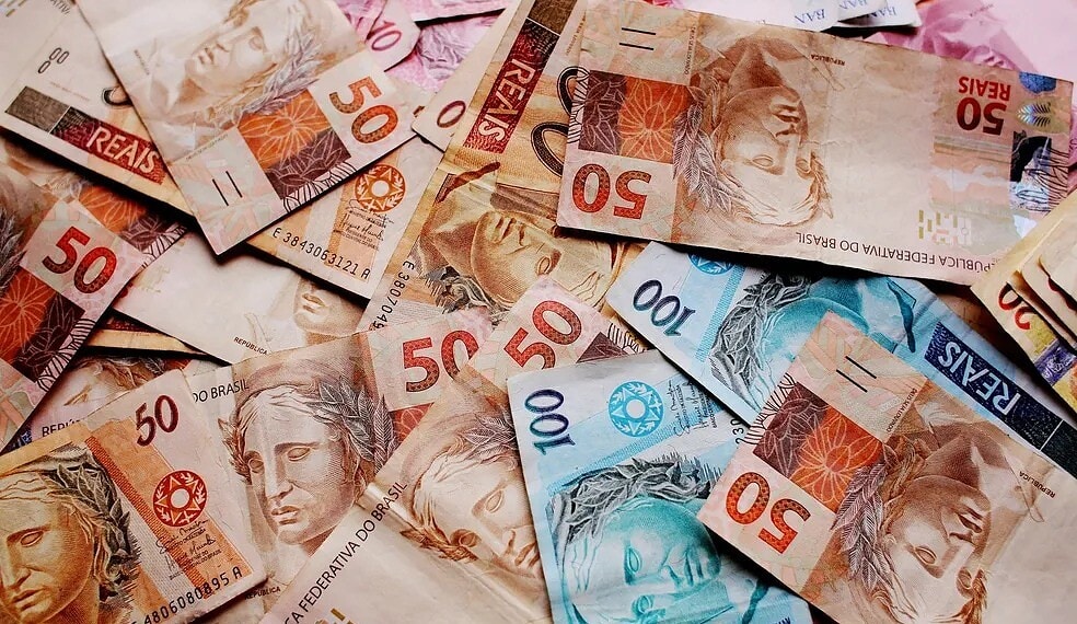 Notas, moeda, Real, dinheiro, notas de dinheiro — Foto: Reprodução/Pixabay