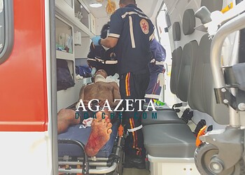 Homem é ferido a golpes de terçado ao sair de casa para trabalhar no 2º Distrito