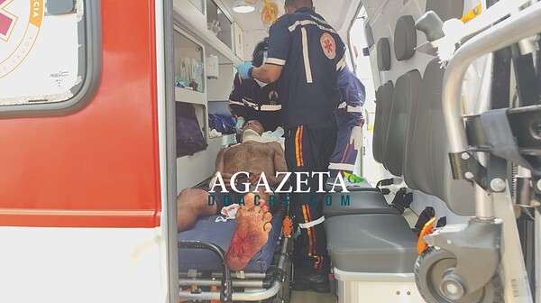 Homem é ferido a golpes de terçado ao sair de casa para trabalhar no 2º Distrito