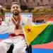 Paratleta acreano conquista bronze em mundial de jiu-jítsu na Tailândia e se prepara para novo desafio nos Emirados Árabes 9 Atleta foi medalhista durante a competição. Foto: Arquivo pessoal/Thomas Silva