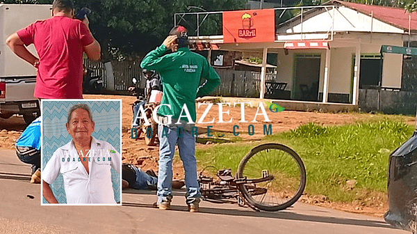 Idoso morre após ser atingido por caminhonete ao tentar atravessar BR-317, no Acre