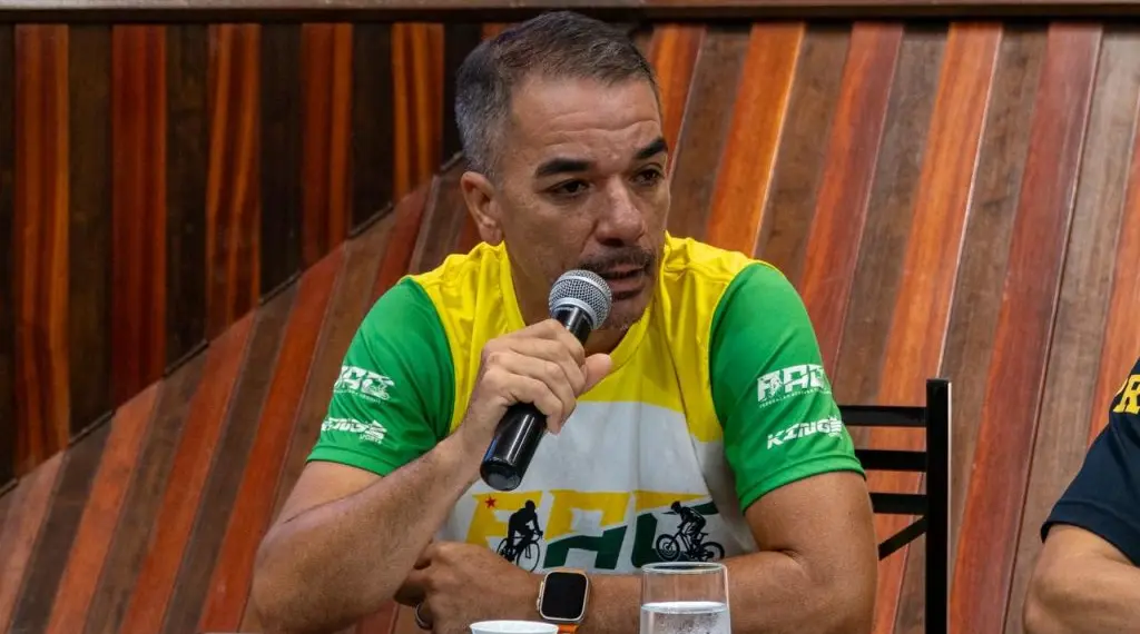 Presidente da Federação Acreana de Ciclismo denuncia ameaça de morte por motorista no trânsito 1 Presidente da FAC, Tuxaua Marques - Foto: Agência Aleac