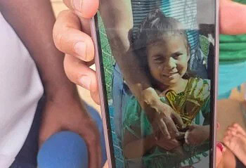 A vítima Rafaela Marinho, 7 anos - (crédito: ED ALVES/CB/D.A.Press)
