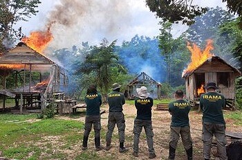 Ibama retira invasores e destrói acampamentos ilegais em Terra Indígena no Acre 2 Foto: Arquivo/Ibama