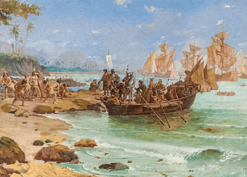 Estudo contesta chegada de Cabral à Bahia em 1500 e defende desembarque no Rio Grande do Norte 2 Desembarque de Pedro Álvares Cabral em Porto Seguro em 1500. Obra de Oscar Pereira da Silva. — Foto: Reprodução/Obra de Oscar Pereira da Silva, de 1904.