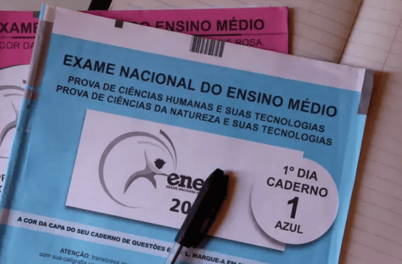 Gabarito oficial do Enem 2025 é divulgado pelo Inep; confira as respostas do 1º domingo 1 Caderno de provas Enem — Foto: Reprodução