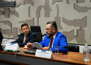 Ex-vice de Bolsonaro, Mourão vem ao AC com outros senadores e deputados federais para filiação de Alan Rick ao Republicanos 2 Foto: Marcos Oliveira/Agência Senado
