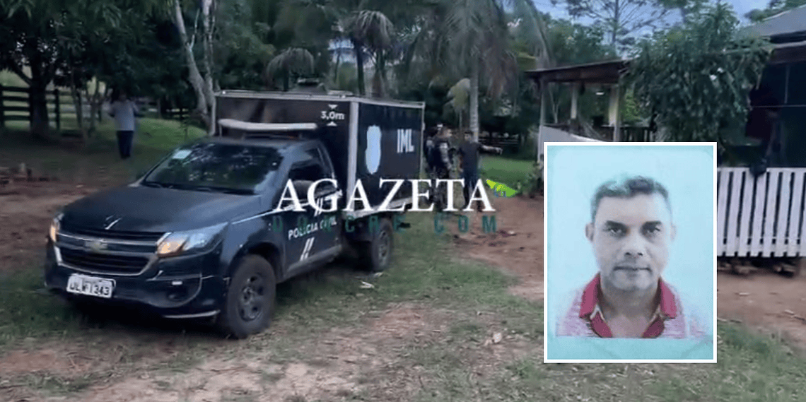 Família encontra colono morto a tiros dentro de casa no interior do Acre