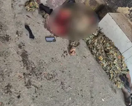 Corpo atribuído à 'Japinha do CV' era de um homem da Bahia 1 Corpo que viralizou como sendo de Japinha era de Ricardo Aquino dos Santos — Foto: Reprodução