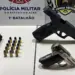 Homem é preso com duas pistolas, incluindo arma de uso restrito, em estacionamento de Rio Branco