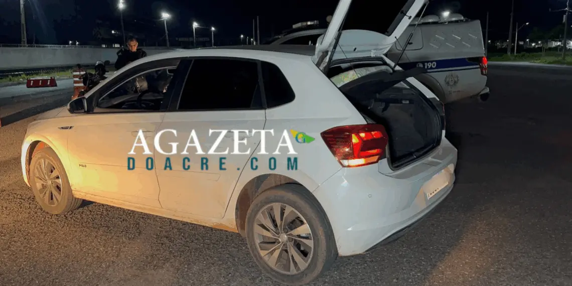 Motorista de aplicativo é sequestrado e carro usado em ataque a tiros em residência de Rio Branco 1 Motorista de aplicativo é sequestrado e carro usado em ataque a tiros em residência de Rio Branco