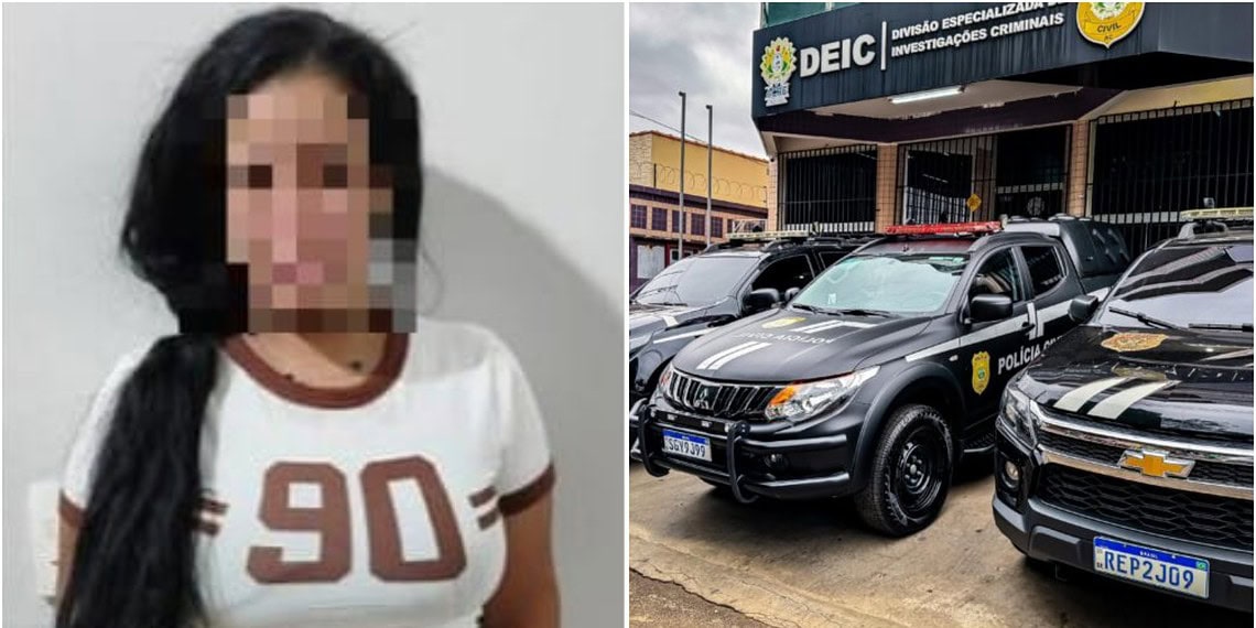 Condenada a 18 anos de prisão, suspeita é localizada em Rio Branco e encaminhada ao sistema prisional. Foto: cedida