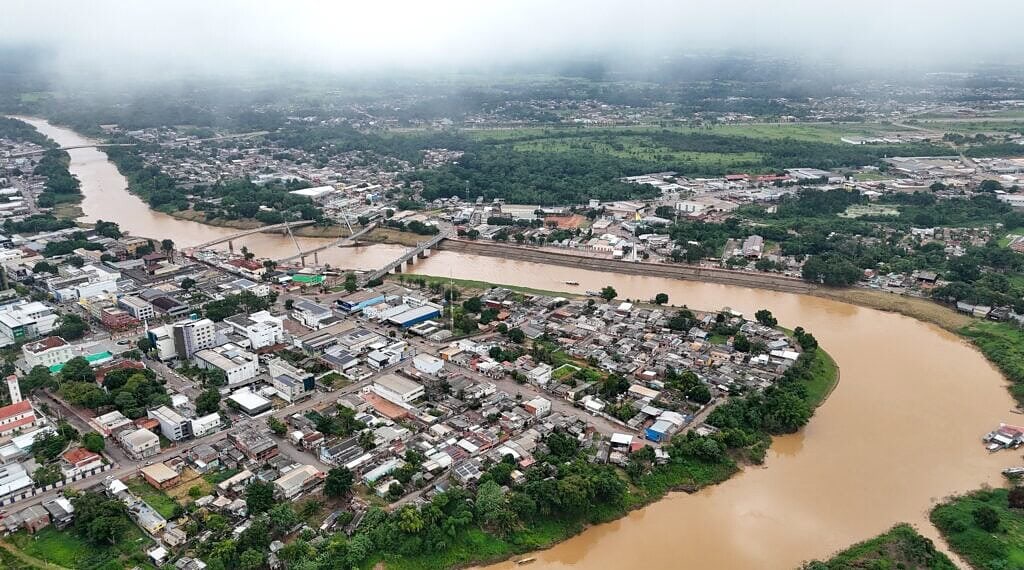 Rio Acre chega a 14,86 metros em Rio Branco e mantém ritmo de elevação 1 Foto: Alefson Domingos/Secom