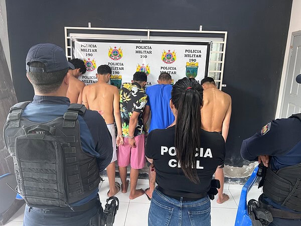 Três homens presos e adolescente apreendido por tortura e ameaças no interior do Acre