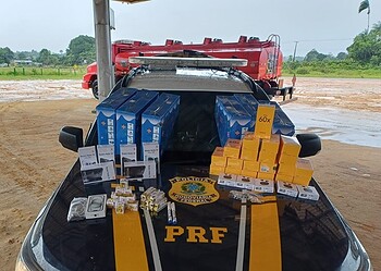 Carga com eletrônicos, patinetes e medicamentos irregulares é apreendida na BR-364, no Acre 2 Foto: Arquivo/PRF