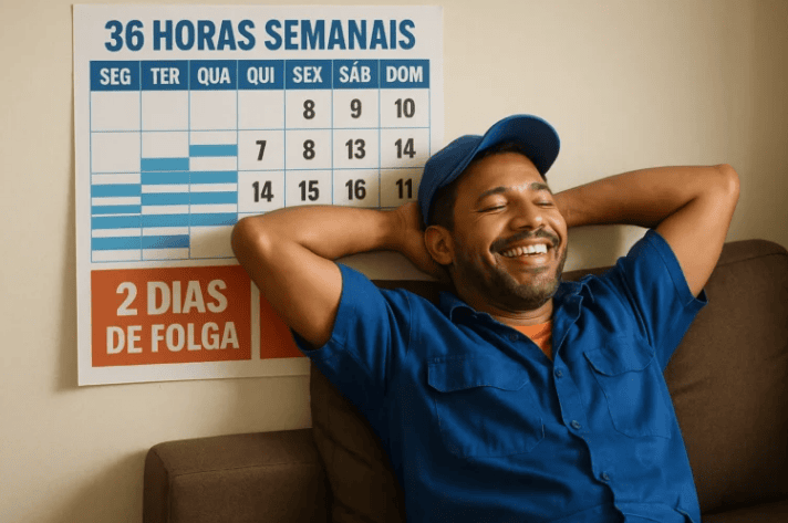 Fim da Escala 6×1: Quem vai ser beneficiado, como muda a jornada de trabalho e o que esperar 1 Fim da Escala 6×1: Quem vai ser beneficiado, como muda a jornada de trabalho e o que esperar (Imagem: Geração/FDR)