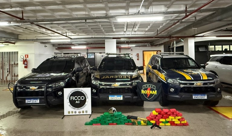 Dois são presos com mais de 70 kg de drogas e armas de fogo em operação no Acre 1 Mais de 70 kg de drogas e armas de fogo são apreendidas em operação no Acre - Foto: Arquivo/Ficco