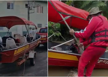 Três homens desaparecem durante caça no interior do Acre; bombeiros fazem buscas 2 Foto: Reprodução