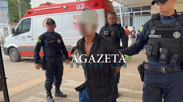 Homem é preso após ser flagrado tentando abusar de criança em área de mata no Acre