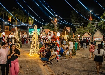 Show de drones do Natal tem horário alterado neste sábado na Gameleira; Confira 1 Foto: Bruno Moraes/Sete