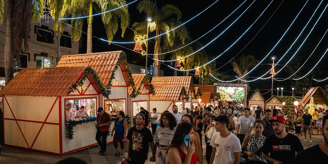 Empreendedores faturam mais de R$ 139 mil em uma semana na Feira e Vila Natalina de Rio Branco 1 Foto: Bruno Moraes/Sete