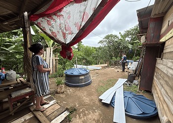 Chove em Rio Branco por 12 horas seguidas e famílias são retiradas de casas por risco de desbarrancamento 2 Foto: Cedida