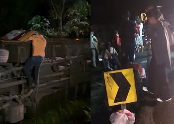 Ônibus tomba na BR-364 e passageiros ficam feridos durante viagem entre Rio Branco e Cruzeiro do Sul