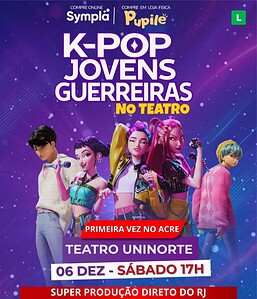 K-POP-Jovens Guerreiras chega ao Acre pela primeira vez e se apresenta no sábado 2 K-POP-Jovens Guerreiras chega ao Acre pela primeira vez e se apresenta no sábado