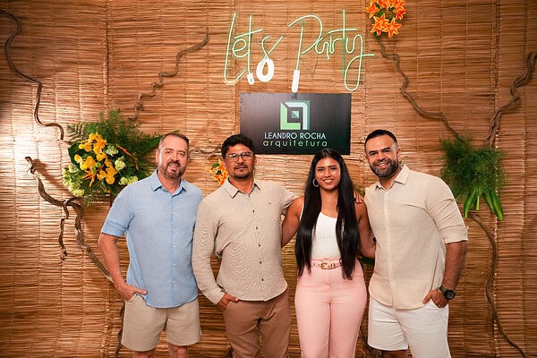 O arquiteto Leandro Rocha celebrou o encerramento do ciclo de 2025 com uma festa para clientes, parceiros, amigos e familiares