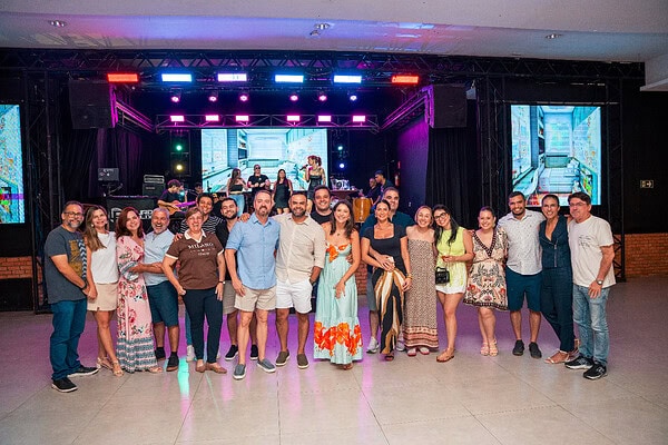 O arquiteto Leandro Rocha celebrou o encerramento do ciclo de 2025 com uma festa para clientes, parceiros, amigos e familiares