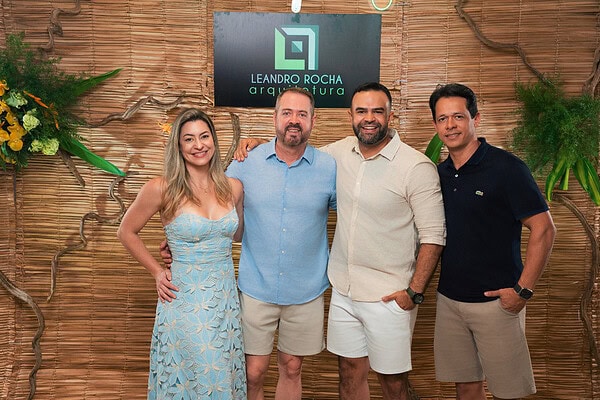 O arquiteto Leandro Rocha celebrou o encerramento do ciclo de 2025 com uma festa para clientes, parceiros, amigos e familiares