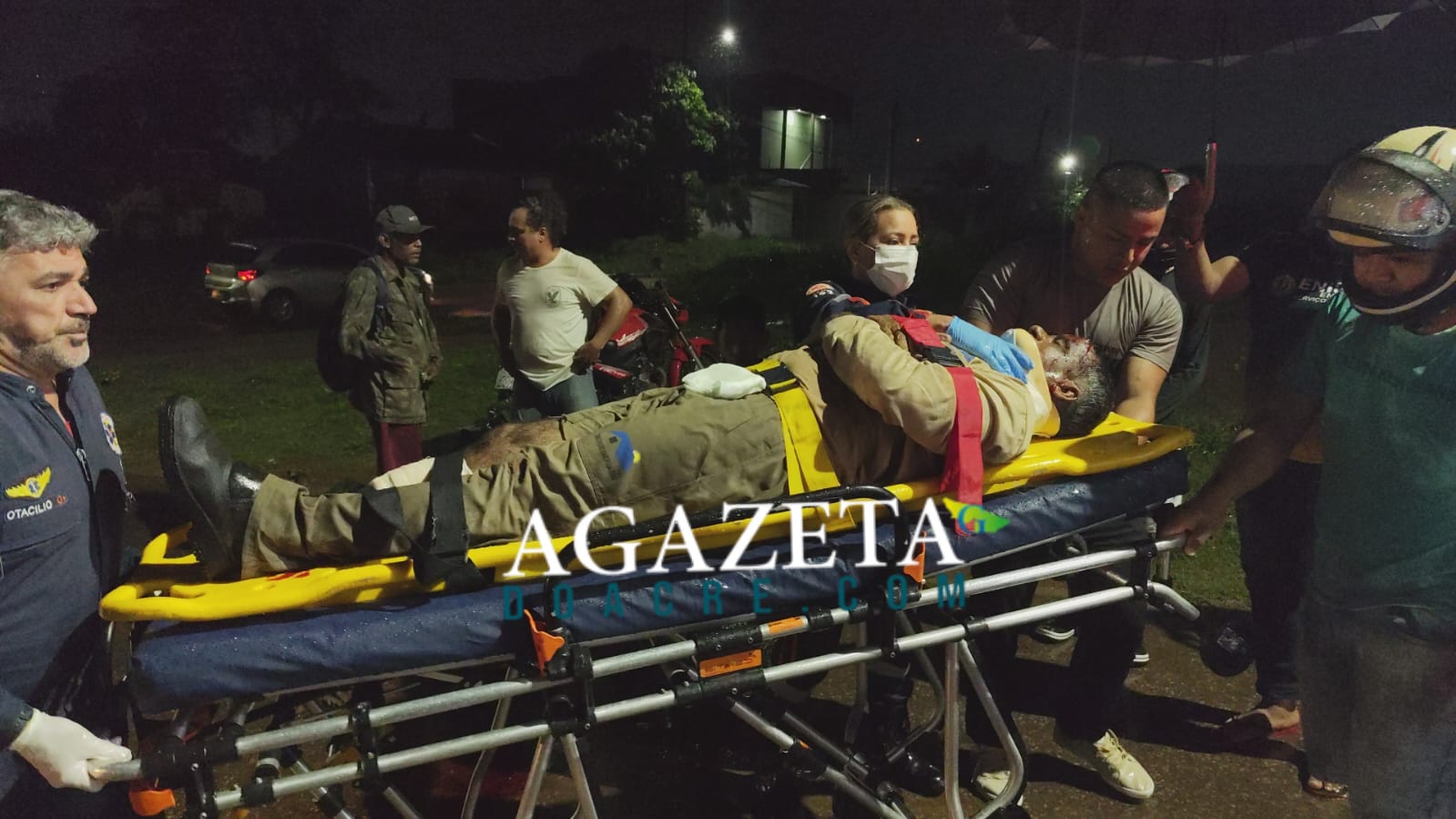 Motociclista de 48 anos fica ferido após colisão em cruzamento no Tancredo Neves, em Rio Branco 2 Motociclista de 48 anos fica ferido após colisão em cruzamento no Tancredo Neves, em Rio Branco