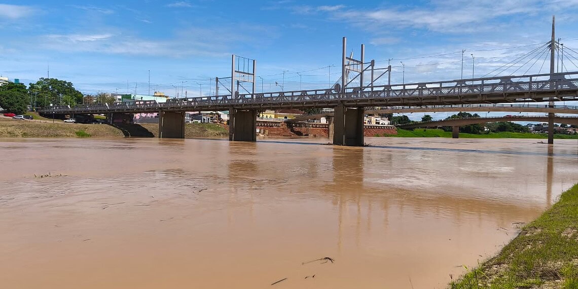 Rio Acre volta a baixar e sai da cota de atenção em Rio Branco; nível amanhece com 9,99 metros 1 Foto: Walcimar Júnior
