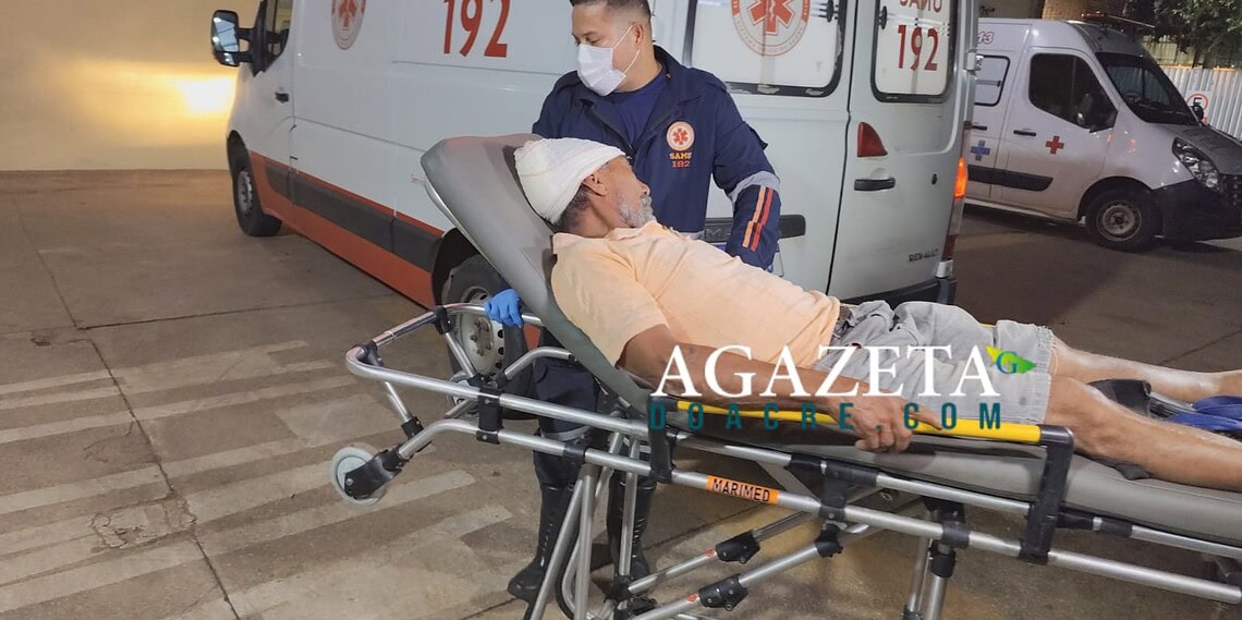 Homem fica ferido após discussão com a companheira em bar em Rio Branco