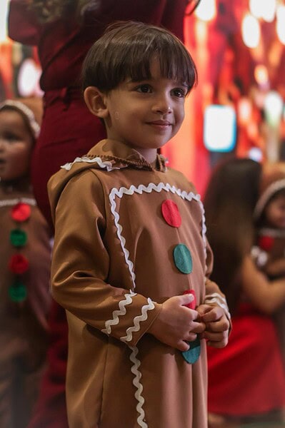 A New Solar School realizou sua Cantata de Natal 2025 com um tema que encantou crianças e adultos: o filme Shrek.