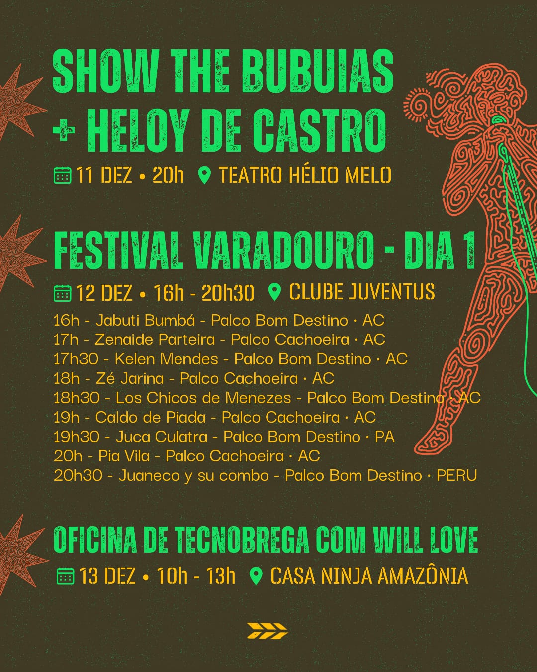 Festival Varadouro 2025 começa nesta sexta com programação diversa em Rio Branco; confira 2 Festival Varadouro 2025 começa nesta sexta com programação diversa em Rio Branco; confira