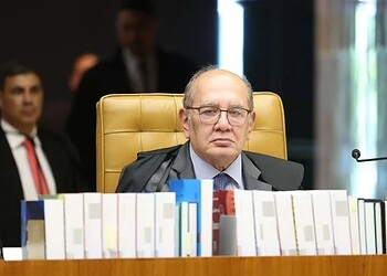 Gilmar vota para derrubar Lei do Marco Temporal e reacende disputa com o Congresso 2 Decano Gilmar Mendes apresentou voto no plenário virtual do STF defendendo a inconstitucionalidade da Lei do Marco Temporal - (crédito: Luiz Silveira / STF)