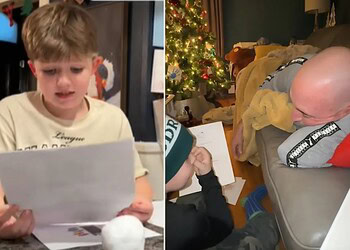 Filho ajuda pai a voltar a falar depois de 2 AVCs; cena comove a web 2 Foto: Reprodução