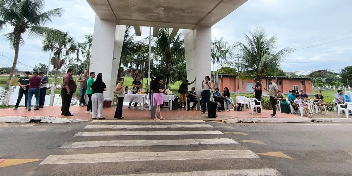 Técnicos da Ufac protestam por cumprimento de acordo de greve e valorização da carreira 1 Foto: Reprodução