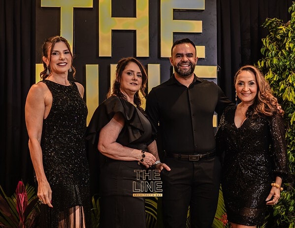 As arquitetas Paula Dossa e Rose Moretto assinaram a festa The Line, uma celebração em homenagem ao Dia do Arquiteto no Gran Reserva