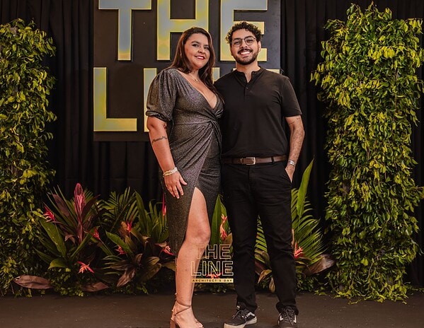 As arquitetas Paula Dossa e Rose Moretto assinaram a festa The Line, uma celebração em homenagem ao Dia do Arquiteto no Gran Reserva