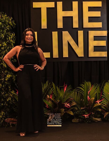 As arquitetas Paula Dossa e Rose Moretto assinaram a festa The Line, uma celebração em homenagem ao Dia do Arquiteto no Gran Reserva